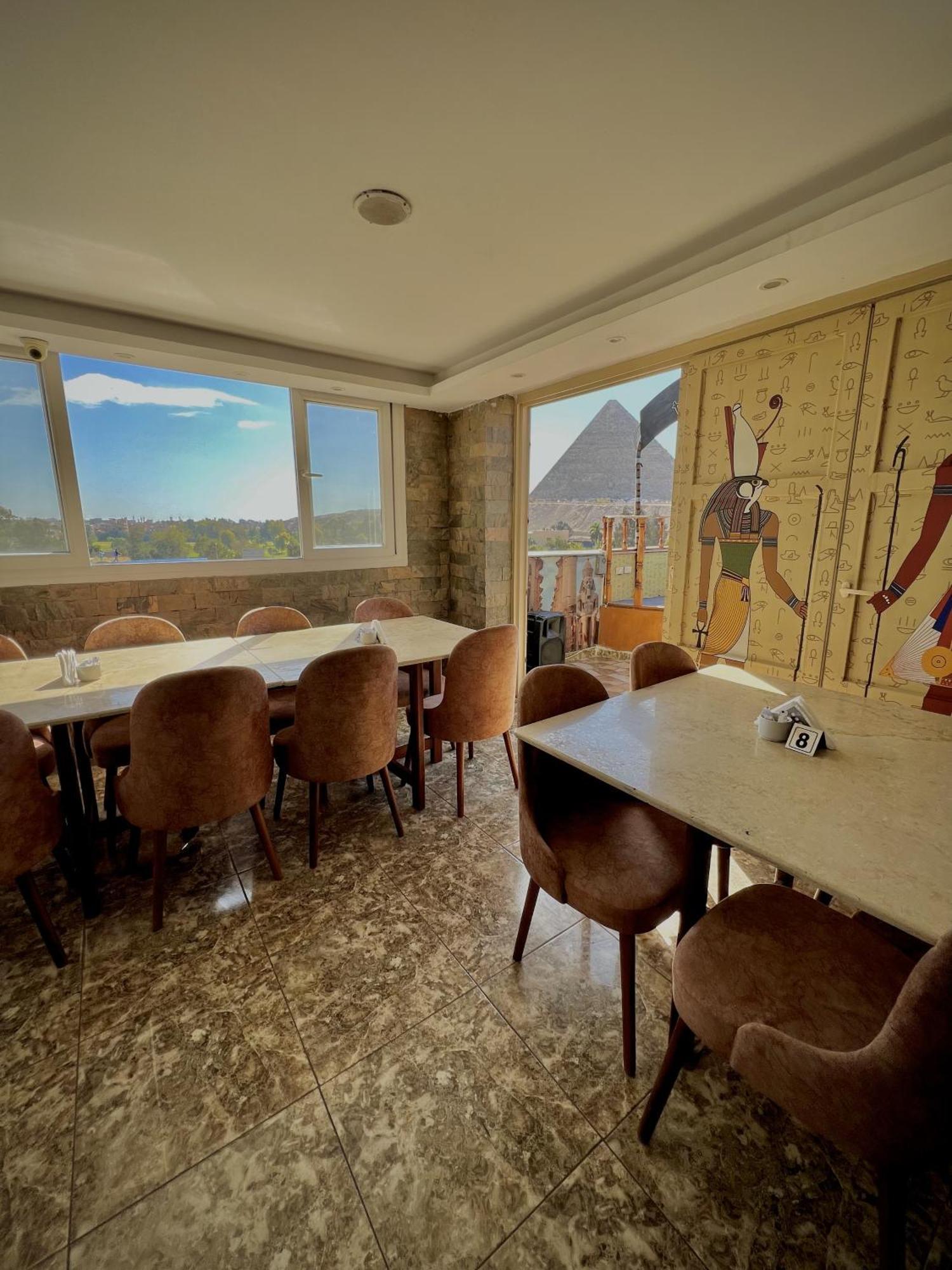 Turquoise Pyramids & Grand Egyptian Museum View Hotel Kafrat al Jabal ภายนอก รูปภาพ